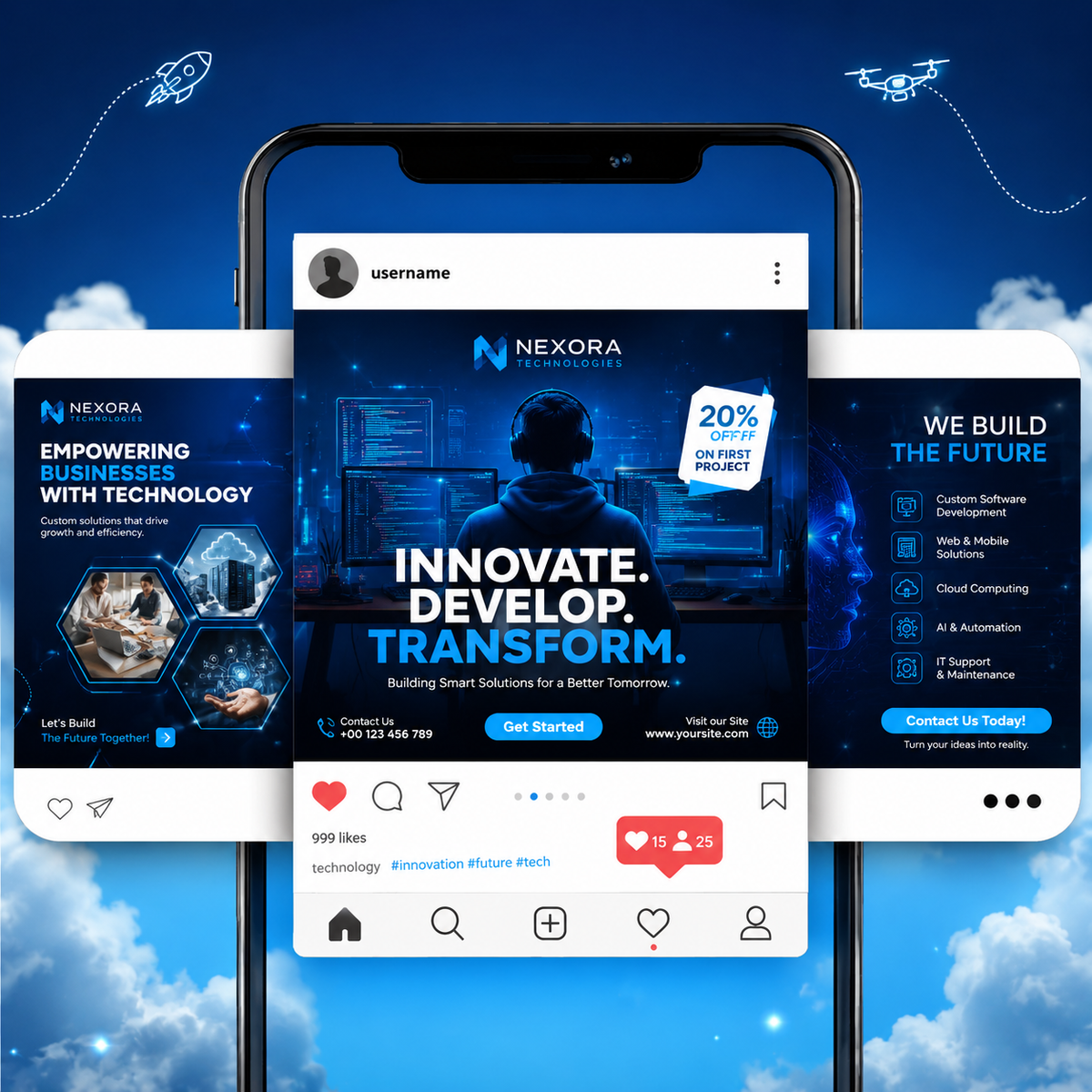 Technology Social Media Design